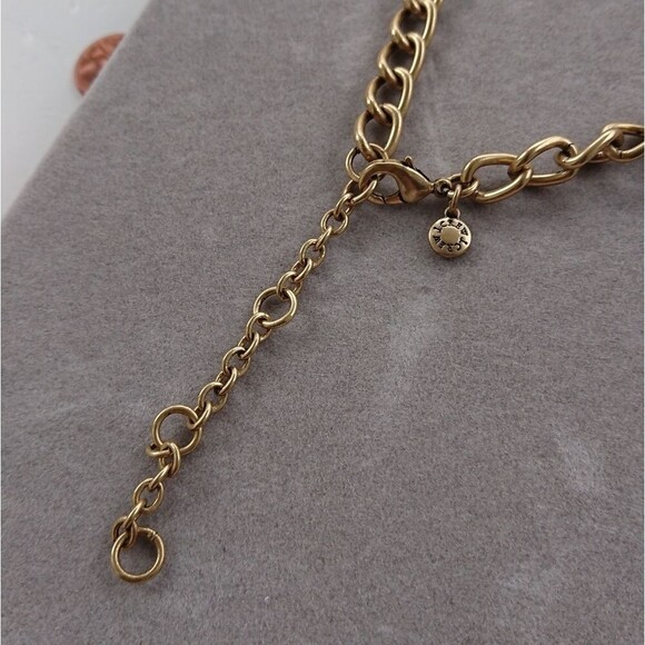 J. crew blue & Green Rope Cord stone Necklace - Picture 8 of 9